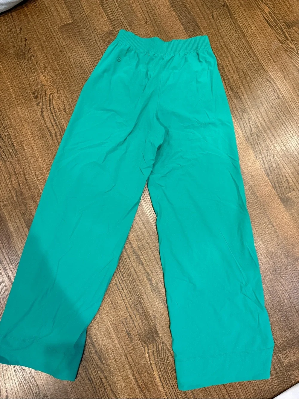 lululemon athletica Teal Wide Leg Track Pants